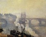 Писсарро Мост Корней в утренней мгле 1896г